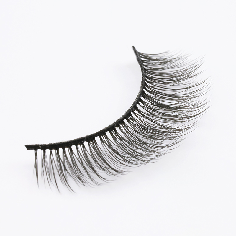 False Wholesale 100% Wispy vegan lash 3D faux mink Lashes Private Label Lash Own Logo box JN72